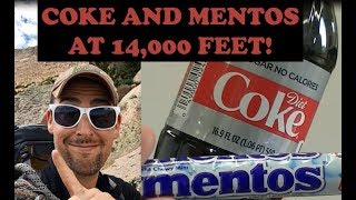 Coke and Mentos at 14000 Feet [upl. by Yremrej335]