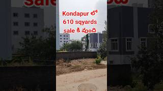 Plot for sale Kondapur [upl. by Saticilef]