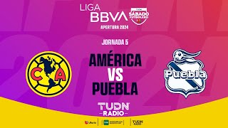 EN VIVO 🔴 AMÉRICA VS PUEBLA  JORNADA 5  LIGA MX APERTURA 2024 [upl. by Naryt179]