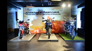 Exclusive Launch of the BMW F850GS F850GS Adventure and the F900XR at BMW KUN Motorrad  Chennai [upl. by Biddick186]