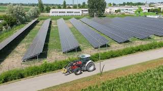 Installazione impianto fotovoltaico a terra Padova  97090 kWp [upl. by Retsila587]