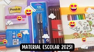 💜Mostrando meu material escolar 2025  Muita Coisa 😱😱vou para o 9 ano  materialescolar papelaria [upl. by Branden]