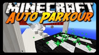 Minecraft AUTO PARKOUR Downloadable MiniGame [upl. by Tinya]