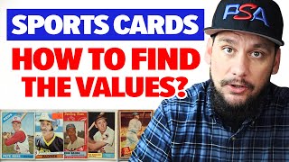 How to find Sports Card Values  Baseball Football Basketball amp Hockey sportscards thehobby [upl. by Llenwad]