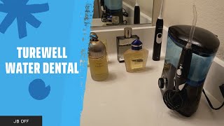 TUREWELL Water Dental Flossing Oral Irrigator Review  Electric Dental Flosser [upl. by Kcira]