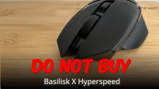 do not buy the basilisk x hyperspeed from razer [upl. by Skcirdnek]