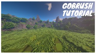 Minecraft goBrush Tutorial  Create Stunning Mountains [upl. by Eniahs]