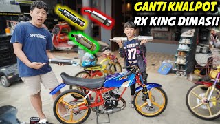 RX KING DIMAS COBA GANTI KNALPOT SLINCER ENAK MANA MENURUT KALIAN [upl. by Idisahc]