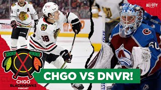 What can Connor Bedard amp the Blackhawks expect from the Colorado Avalanche  CHGO Blackhawks Podcast [upl. by Esidarap]