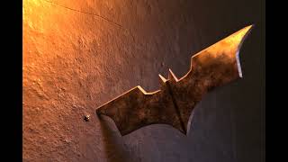 Batarang  CGI blender animation cycles 3d cgi b3d vfx batman [upl. by Anola]