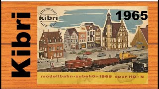 KIBRI MODELLBAHNZUBEHÖR 1965 HO  N Katalog Catalog 169 4K [upl. by Euqinehs]