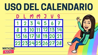 🔴 Uso del Calendario  para niños [upl. by Caresse]