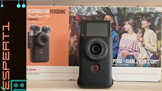 unboxing Canon PowerShot V10  Vlogging Camera [upl. by Stinky]