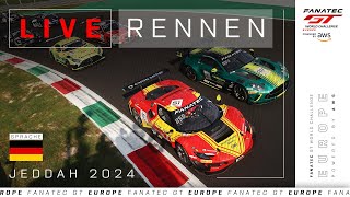 LIVE  Rennen  6 Hours of Jeddah  Fanatec GT Europe 2024 Deutsche [upl. by Joel]