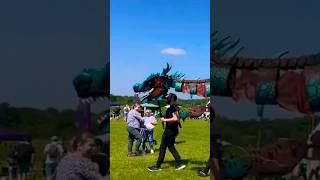 Huge dragon 🐉 at Ferry Meadows Festival 🥰🥰🥰🤩🤩 dragon festival sunnyday [upl. by Georges]