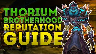 Thorium Brotherhood Reputation Guide  Easiest Exalted Ever  WoW Patch 54 MoP Eishex [upl. by Ynoble]