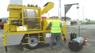 Parker  Phoenix RoadStar Mini Mobile Asphalt Patching Plant Setup amp Operation [upl. by Barbabra]