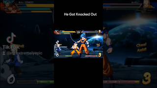 He Got Knocked Out dragonball dragonballz goku krillin dragonballfighterz [upl. by Atikaj]