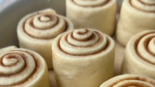 Best Cinnamon Rolls FULL TUTORIAL 🌺 cinnamonrolls recipe food baking tutorial homemadebread [upl. by Eilata665]