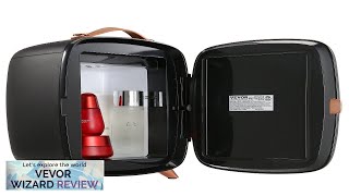 Vevor Mini Fridge 6L Skincare Fridge with LED light and HD Mirror Review [upl. by Starla203]