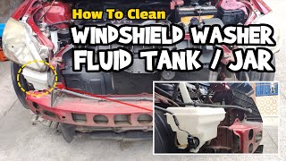 WINDSHIELD WASHER FLUID TANK Disassembly and Cleaning Stepbystep Guide  TOYOTA VIOS YARIS [upl. by Prichard]