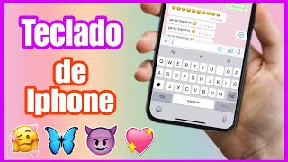 Nuevo TECLADO DE IPHONE en ANDROID 2024📱🌈 Con nuevos emojis y sonidos✨💞 [upl. by Wiskind]