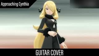 Pokémon Diamond and Pearl Approaching Cynthia Rock Guitar Cover [upl. by Engeddi60]