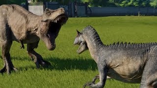 Allosaurus VS TRex  Jurassic World Evolution [upl. by Yates]