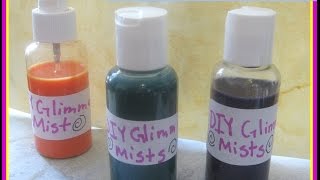 How to make your own glimmer mists and spray inks DIY  Homemade Glimmer MistsTutortial [upl. by Ailecnarf]