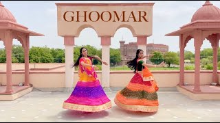 Ghoomar Dance Cover  Rajasthan  HaSi Dance Sisters USA [upl. by Lattie]