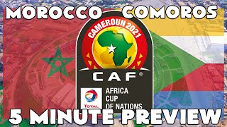 AFRICA CUP OF NATIONS  MOROCCO vs COMOROS [upl. by Ainyt774]