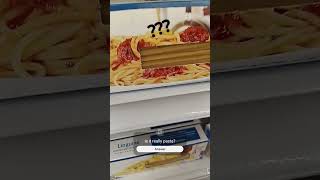 THIS STORE IS SELLING FAKE PASTA cardboard food donteatthepasta [upl. by Nierman418]