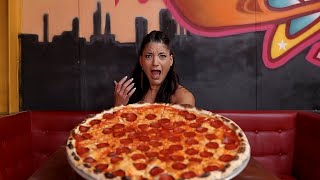 BEAT THE 3 YEAR LONG PIZZA RECORD  ‘2020 PIZZA CHALLENGE’ LEAHSHUTKEVEr [upl. by Wildee]