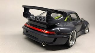 RWB Porsche 911 993 124 Scaleproduction Full Build Step by Step [upl. by Turne]