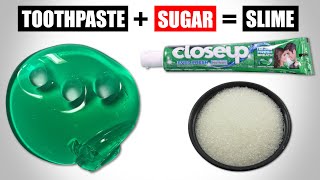 I WANT TO MAKE SLIME USING CLOSE UP TOOTHPASTEHOW TO MAKE SLIME WITH TOOTHPASTE WITHOUT GLUE BORAX [upl. by Ellives152]