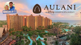 Disney Aulani Resort Hawaii  Ocean View Room Tour Resort Walkthrough and Water Park Fun [upl. by Beryl]