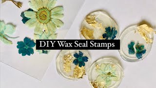 Easy DIY Wax Seal Stamps  Using things you have at home [upl. by Humfrey]