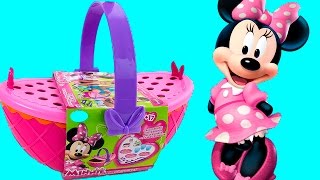 Minnie Mouse Bowtique Picnic Playset Review [upl. by Pfeffer]