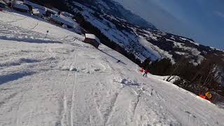 Hollernabfahrt Piste 110a in Westendorf [upl. by Allemap545]