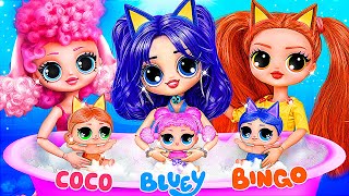 Bluey Bingo e Coco Diventano Sirene 32 Lavoretti Faidate [upl. by Eniarol]