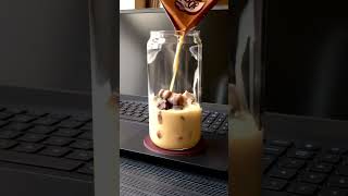 Iced Coffee ASMR⚡️ coffee asmr coffeeholic homecafe shorts viralvideo asmrsounds [upl. by Nonnaihr498]