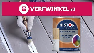 Hoe verf je je vloer met Histor Perfect Finish Houten Vloer  TUTORIAL  Verfwinkelnl [upl. by Karub]