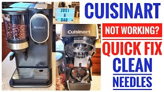 HOW TO FIX Cuisinart DGB2 Conical Burr Grind amp Brew Single Serve K Cup Coffee Maker CLEAN NEEDLES [upl. by Corilla857]