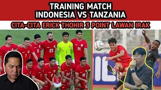 HIGHLIGHT NDONESIA VS TANZANIA timnasindonesia shintaeyong erickthohir pssi [upl. by Yarod143]