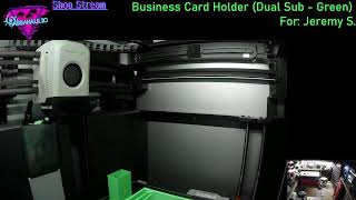 Business Card Holder 3D Print  Customer Order [upl. by Huston481]