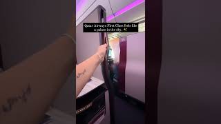 qatar airways first class feels airway viral trending facts [upl. by Buote]