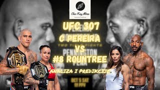 UFC 307 Pereira vs Rountree  Analiza i predikcije  ChaKay MMA 186 [upl. by Gilbart]