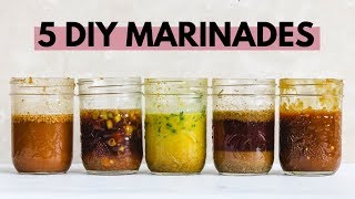 5 DIY Tofu Marinades  Easy Vegan Meal Ideas [upl. by Merrie]