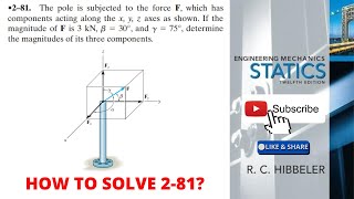 281 hibbeler statics chapter 2  hibbeler statics  hibbeler [upl. by Chandler]