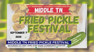 Middle TN Fried Pickle Festival takes place Sept 7 [upl. by Lanfri]